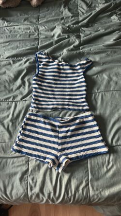 Two Piece Knit Beach Set