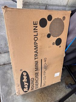 Raybee Round Exercise Mini Trampoline