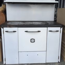 Round Oak Wood Cook Stove