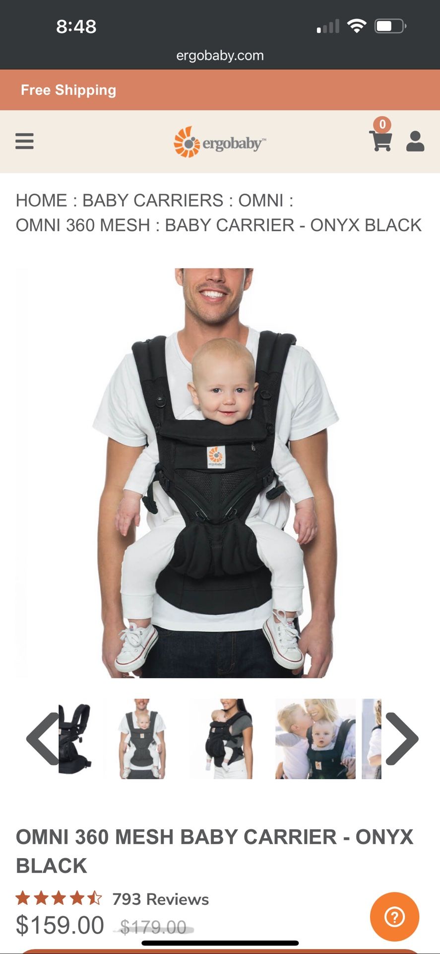 OMNI 360 MESH BABY CARRIER