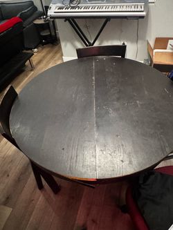 Table and 4 chairs