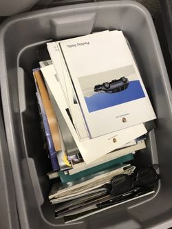 Car brochures from the 90s and 2000s