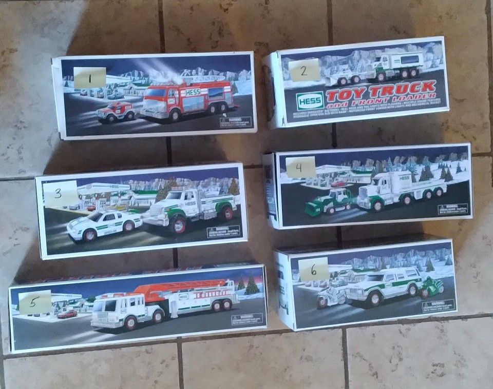 Hess Trucks - New In Box !
