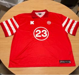 KICK Snipesquad #23 Soccer Jersey Red/White "First Edition" 81/100