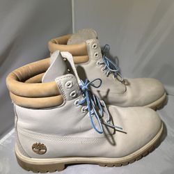Timberland Boots - Cream & Tan - Men’s Size 9.5 