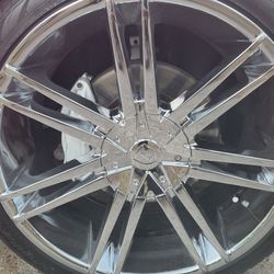 22 Inch Rims And Tires Set 4