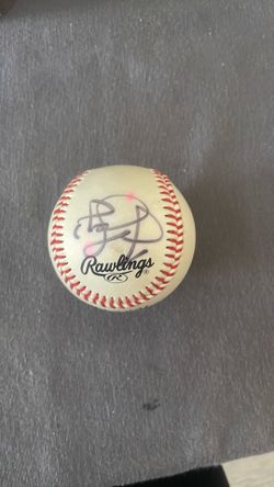 Dodgers signed baseball