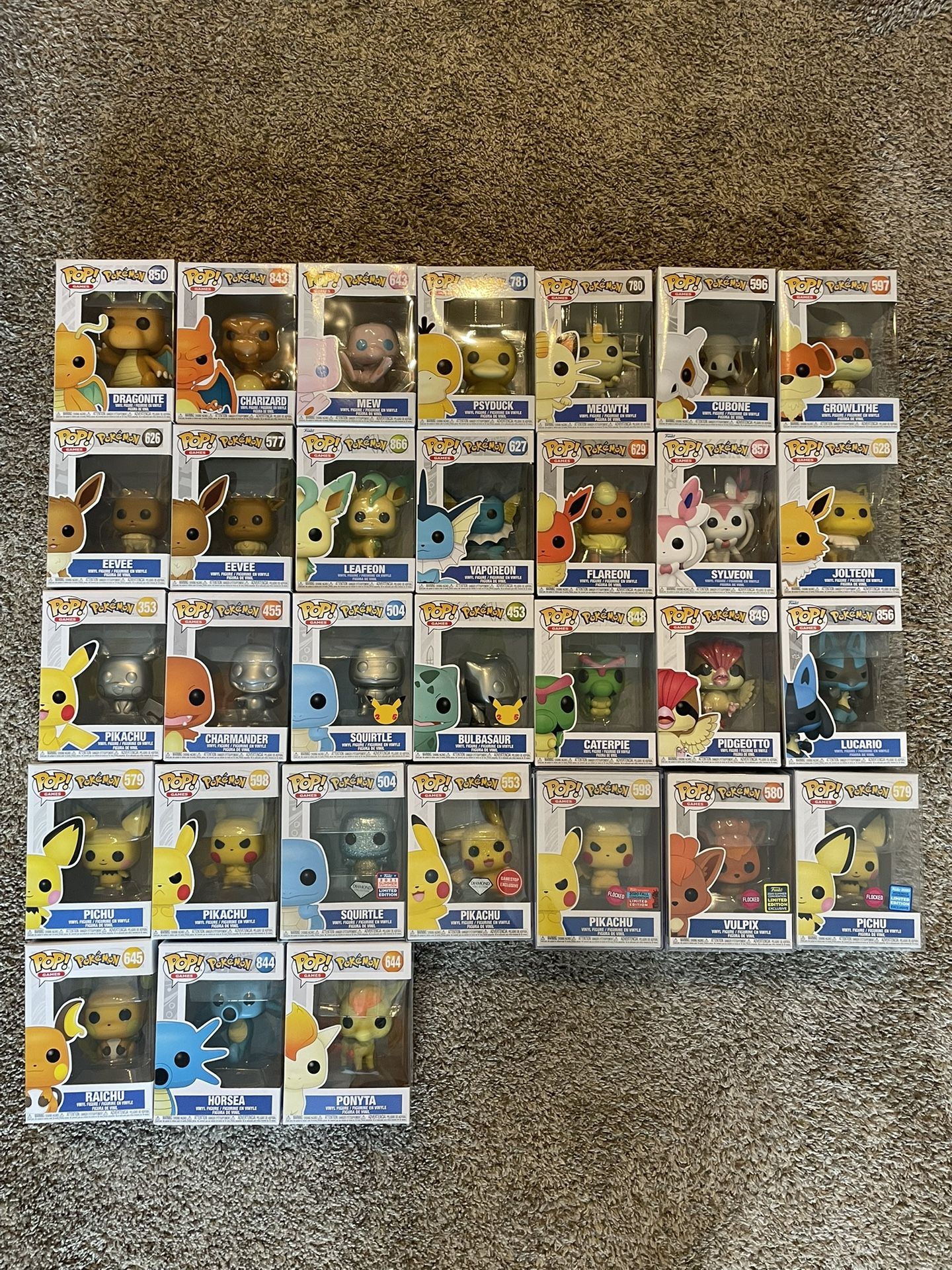 Pokemon Funko Pop Lot
