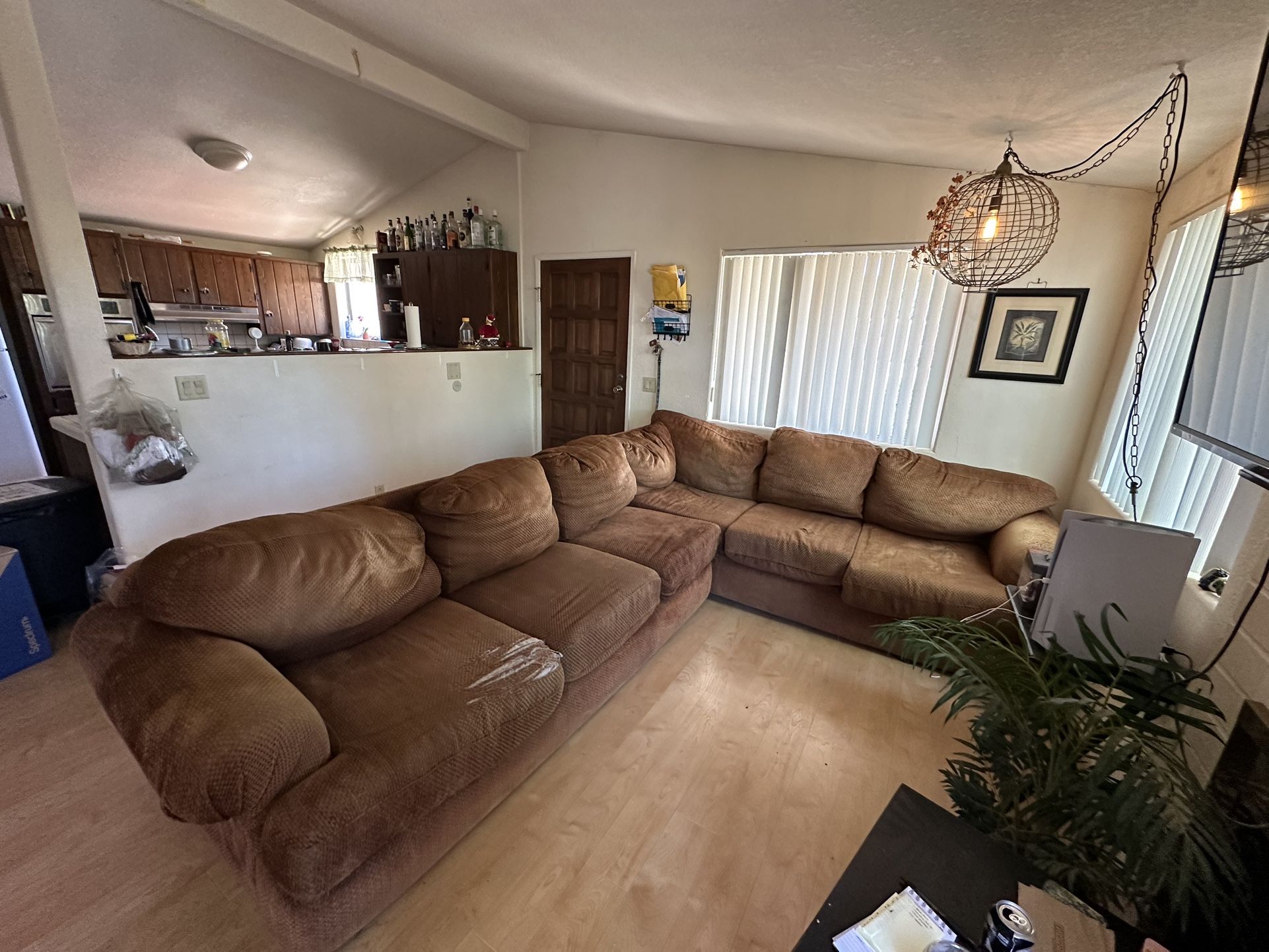 Brown Sectional Couch