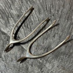 Set of 2 - SHEFFIELD 1908 EDWARDIAN Solid .925 Sterling Silver Sugar Tongs