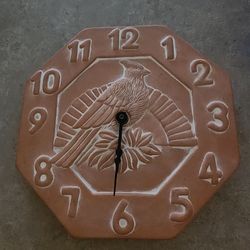 Clay Battery Powered Wall Clock
