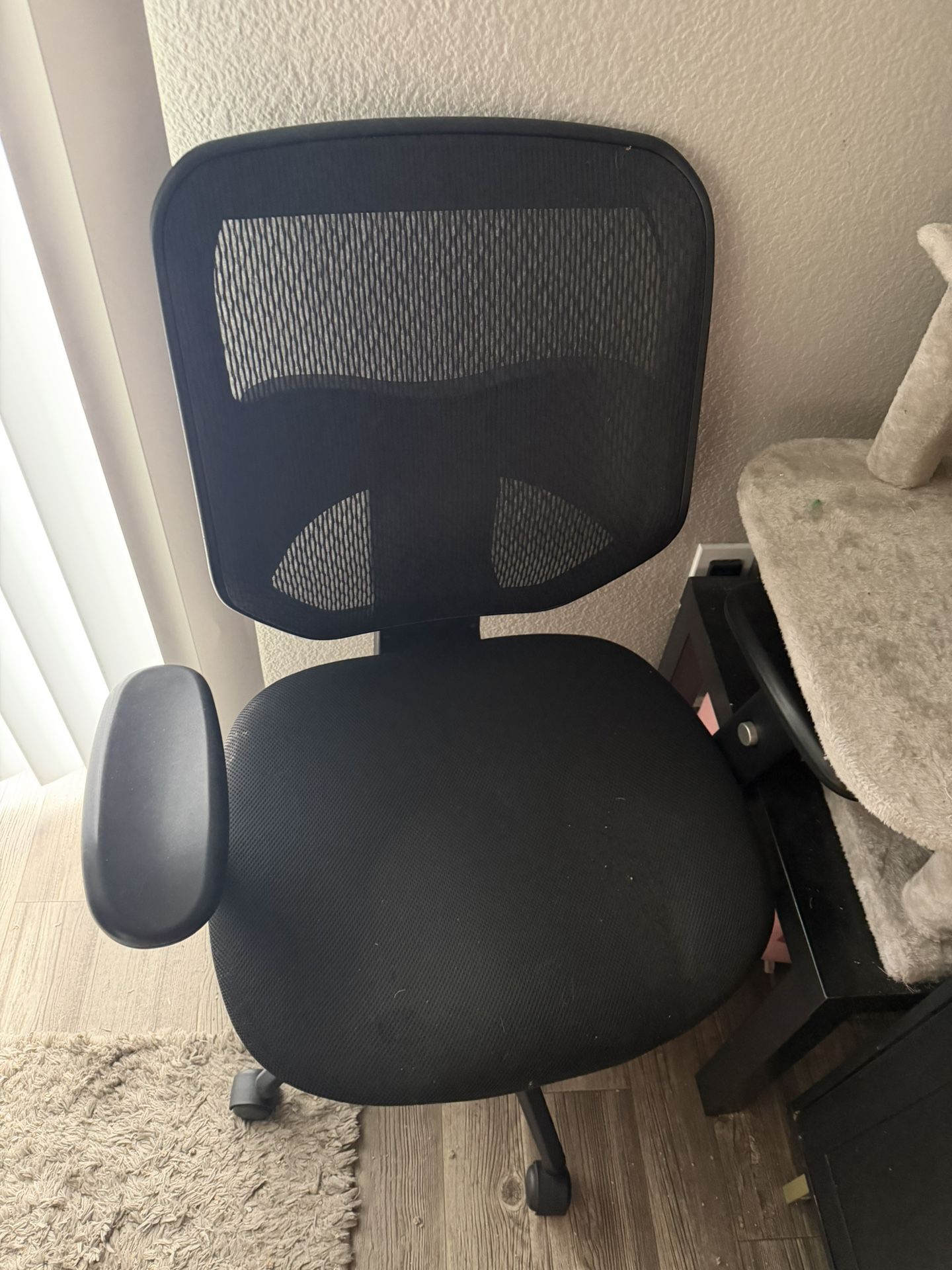 black office chair