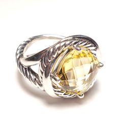 David Yurman Citrine Infinity Ring