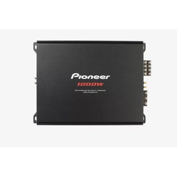 Pioneer GM-E360X4 4-Channel Bridgeable Amplifier | Class AB | 1000w Max Power Amp for $100