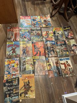 22 Vintage Collector Comic Books (most From 1950’s)