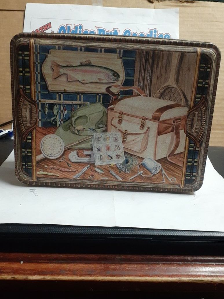 Tin Fishing Box