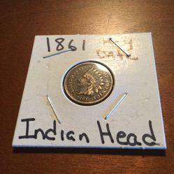 CIVIL WAR ERA INDIAN HEAD, 1861