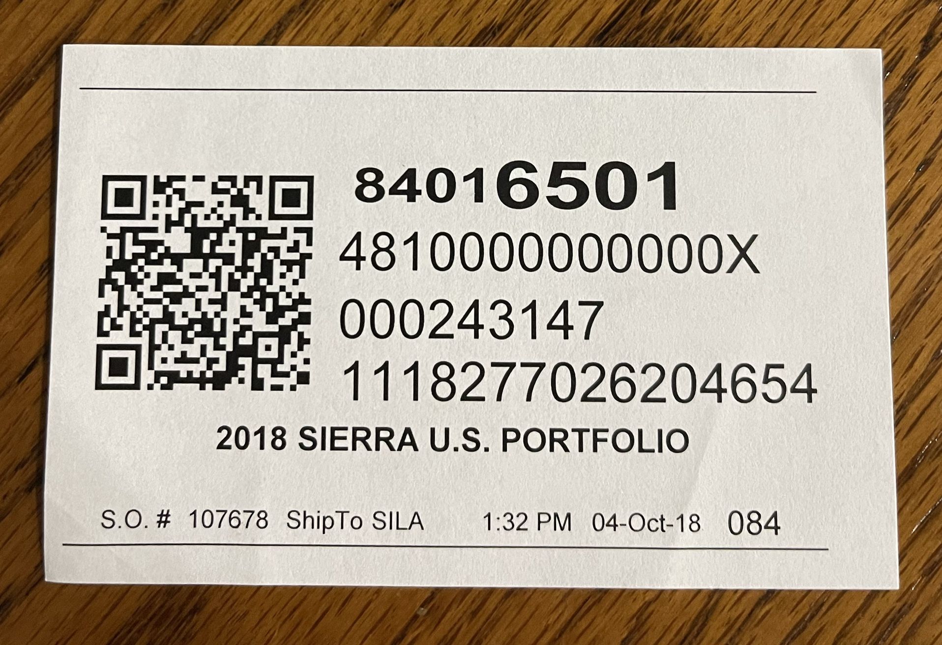 2018 Sierra/Sierra Denali portfolio set