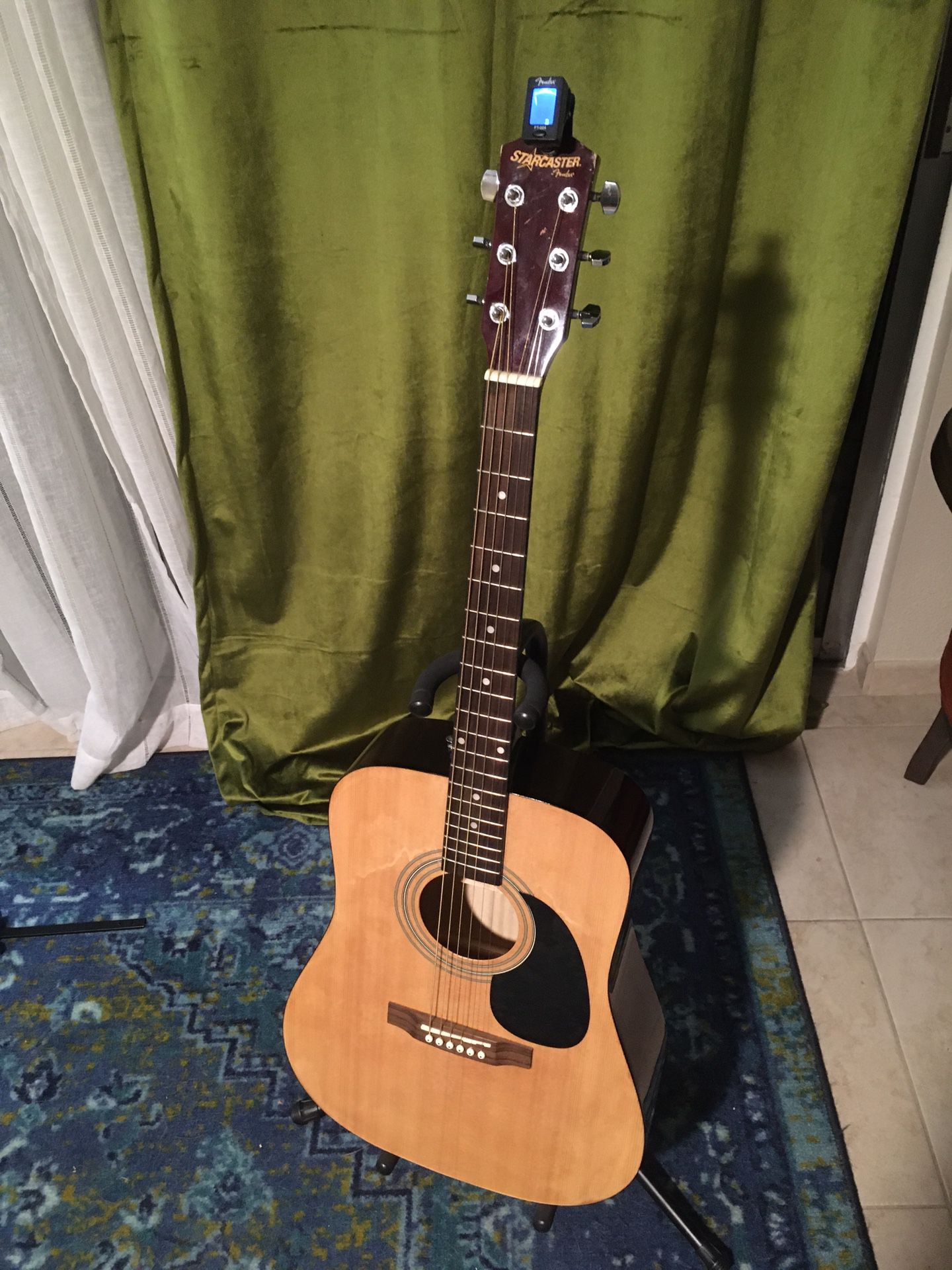 Fender Acoustic Starcaster w/ extras