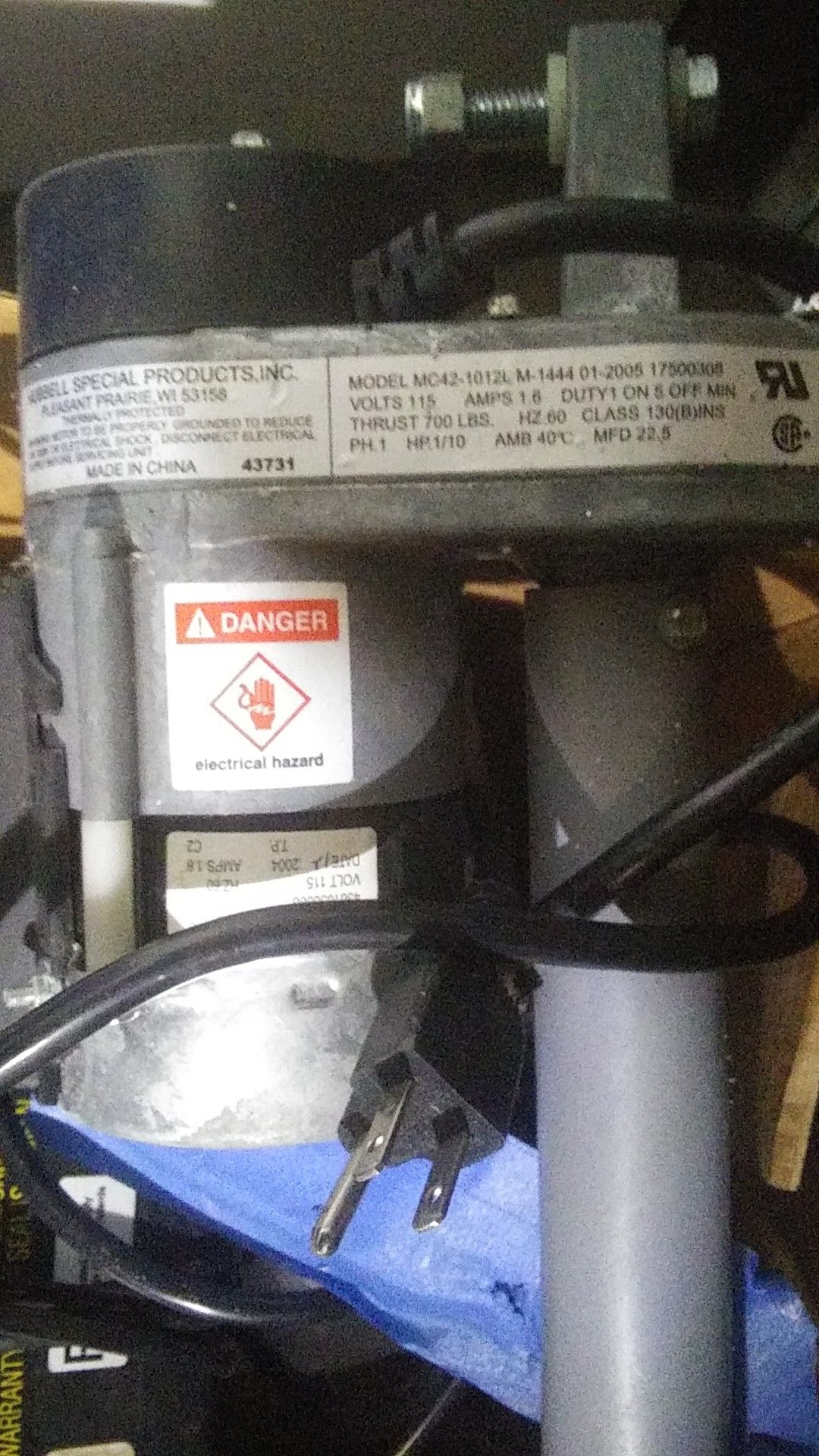 Trailer jack electric2004 saves back50.00