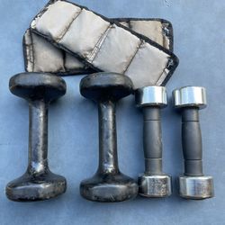 Dumbbells And Ankle Weights! 
