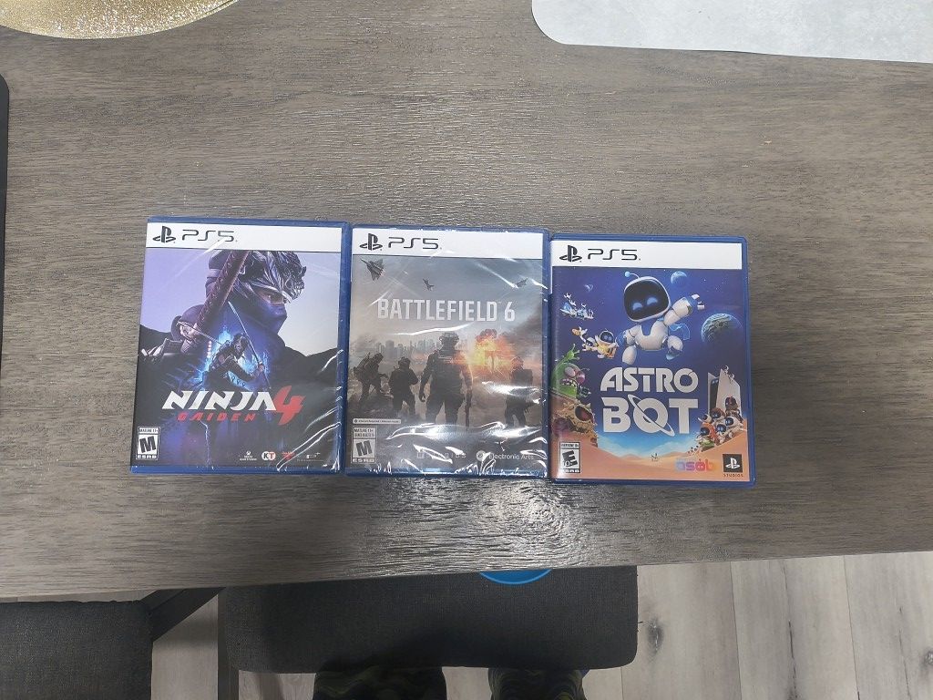 Ninja Gaideen 4 , Battlefield 6, Astro Bot Ps5 Brand New