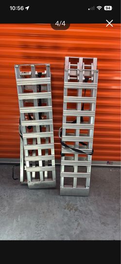 Steel ramps set of two