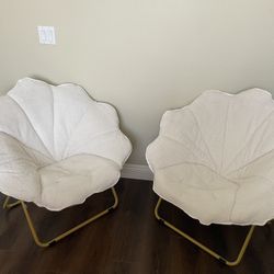 Folding Lounge Chairs (set of 2)