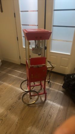 Vintage popcorn machine