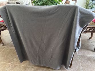 Dark Gray Full Size Fleece Blanket
