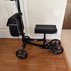 NEW -Black knee scooter