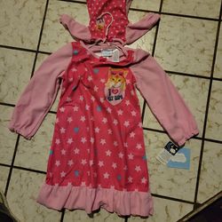 BRAND NEW WITH TAGS DREAM WITH ME NIGHTGOWN SZ 4T WITH MATCHING  SLEEP SET FOR YOUR DOLL