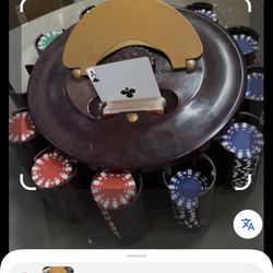 Ventage 1951  Poker Chips And Cards Set 