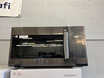 BLACK STAINLESS OVER THE RANGE MICROWAVE 