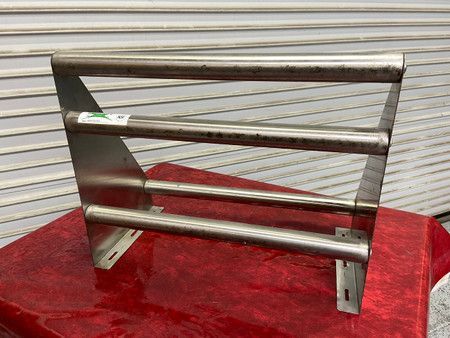 22 Tubular Shelf Wall Dish Rack Stainless Steel NSF Regency