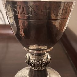 Sterling Silver challis and Patel With Box & Key