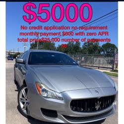 2015 Maserati No Credit Application No Requirement