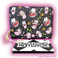 Loungefly Courage The Cowardly Dog Mini Zipper Wallet