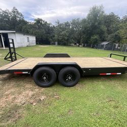 Brand New Heavy Duty Equipment Trailer 7 X 20 14,000 Pound Total Weight Capacity One Year  Warranty With Title Orlando, Florida