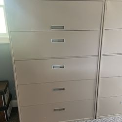 3 Tan Filing Cabinets 325 For All 3. 