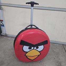 Angry Birds kids rolling luggage