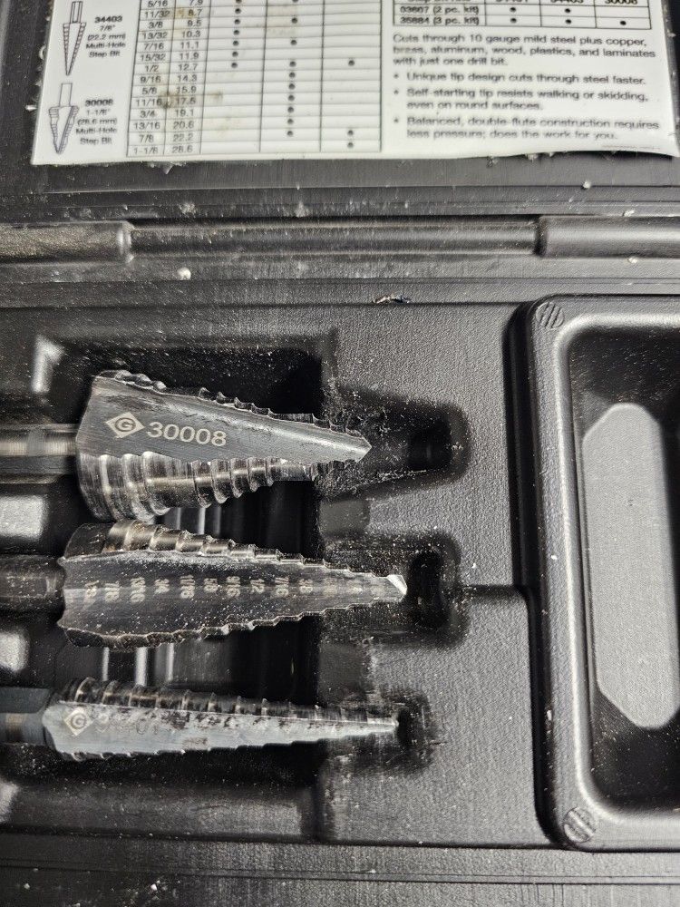Greenlee Step Bit Kit