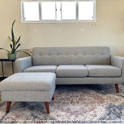 80” Sofa (with ottoman)