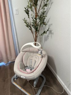 Graco soothe my way baby girl pink swing