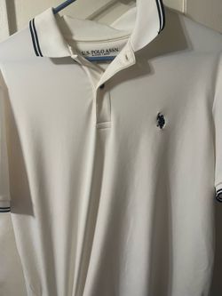 White and black polo