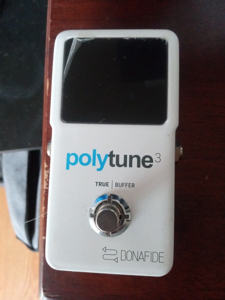 Polytune 3 Rear Panel TC Electronic Polytune 3 Polyphonic Tuner Electric Guitar Effect Pedal ...
