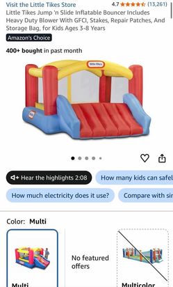 Like new little tikes bounce house