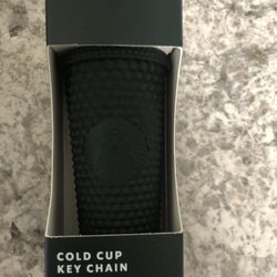 Starbucks Mini Keychain Dark Green Bling 