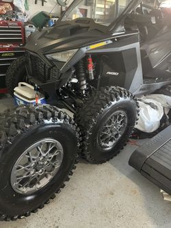 Polaris Pro r Rims Tires  