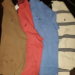 Men Ralph Lauren Polo,  Hilfiger, Sweaters, Polo Shirts Size XL 